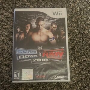 Wii WWE SmackDown vs. Raw 2010 - Black Game Case